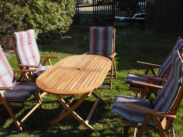Zahradní nábytek + polstrování - 3