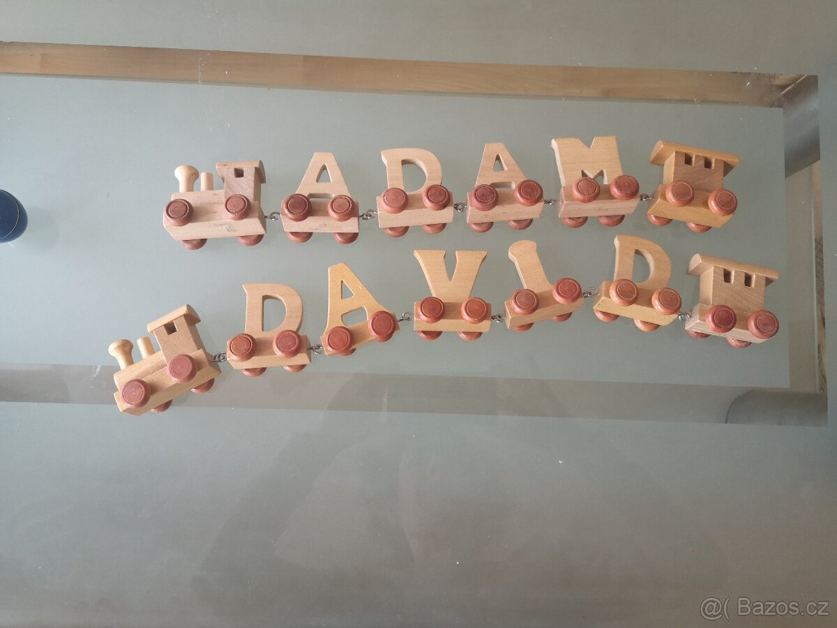 Dřevěný vláček se jménem - 3