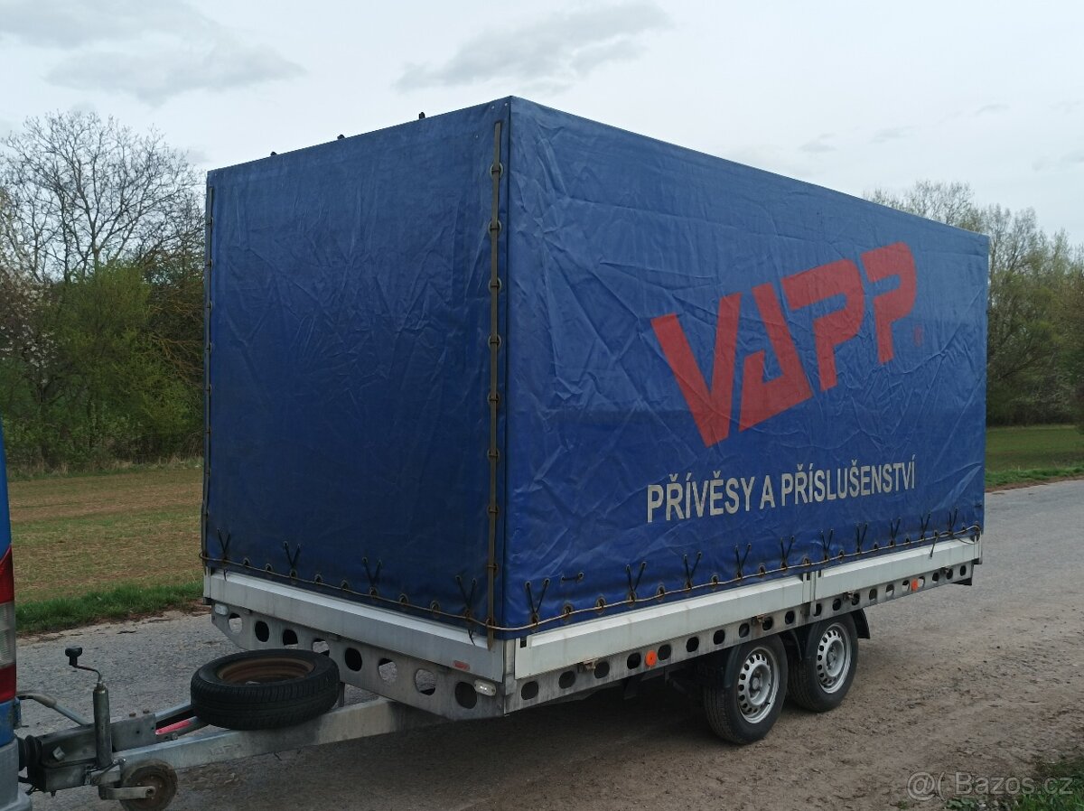 Přívěs Vapp 2.46 , valníkový s plachtou - 3