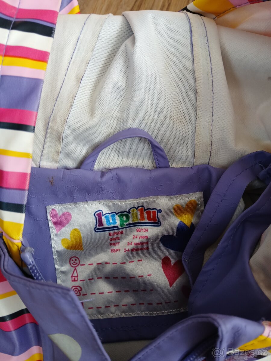 Dívčí nepromokavá bunda. - 3