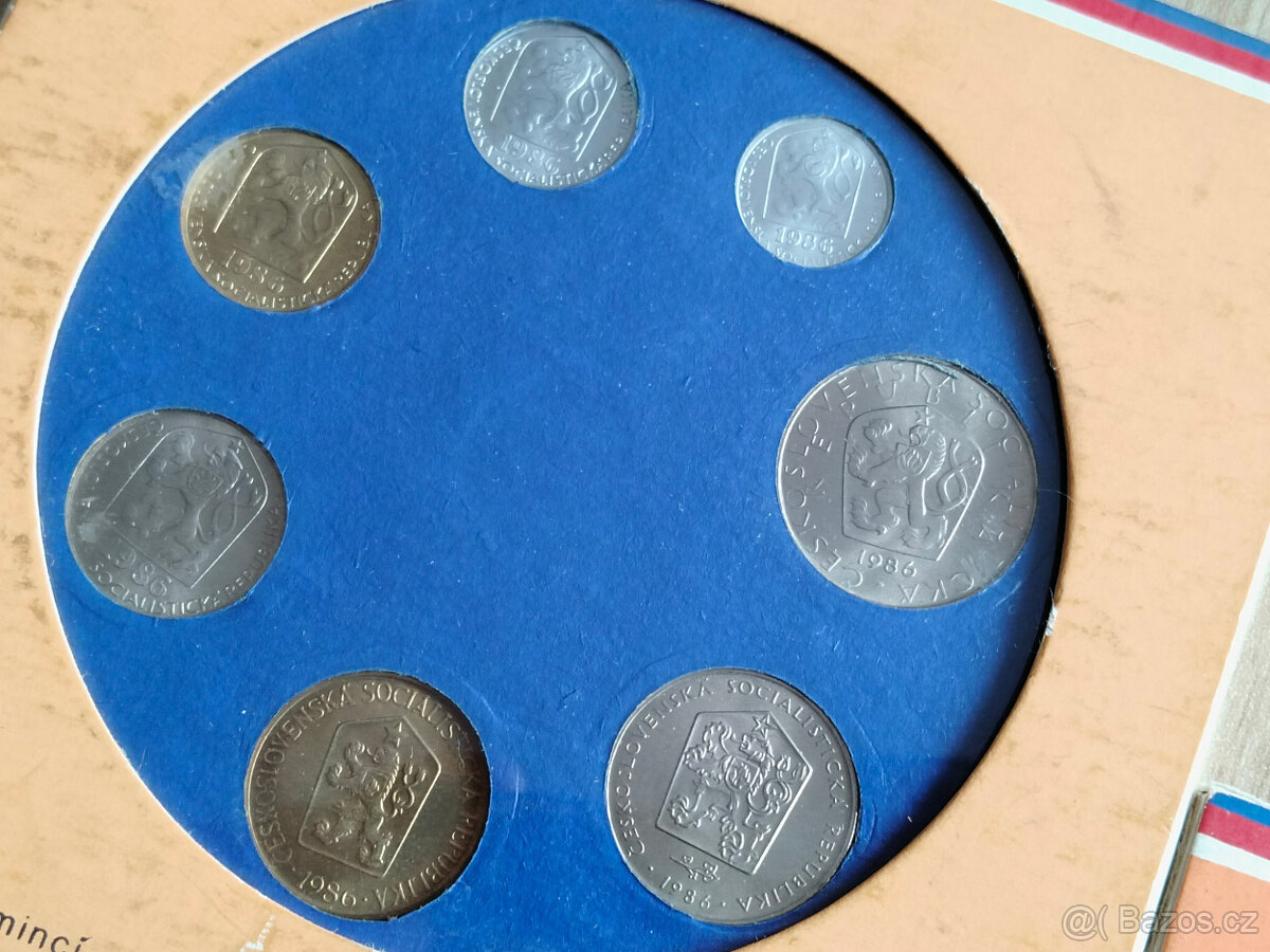 Sada oběžných mincí 1986 - 1990 - 3