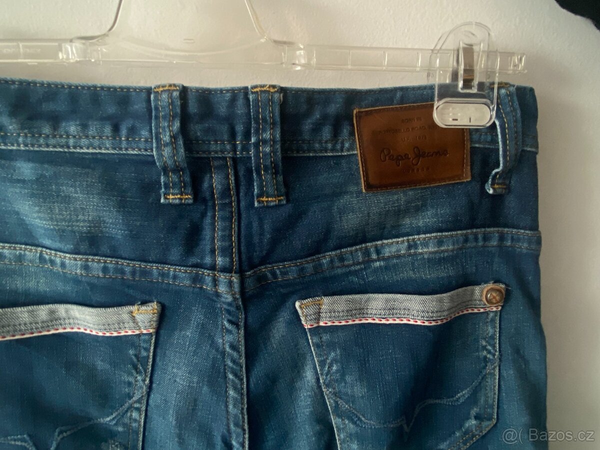 Prodám jeans Pepe dámské 30/34 - 3