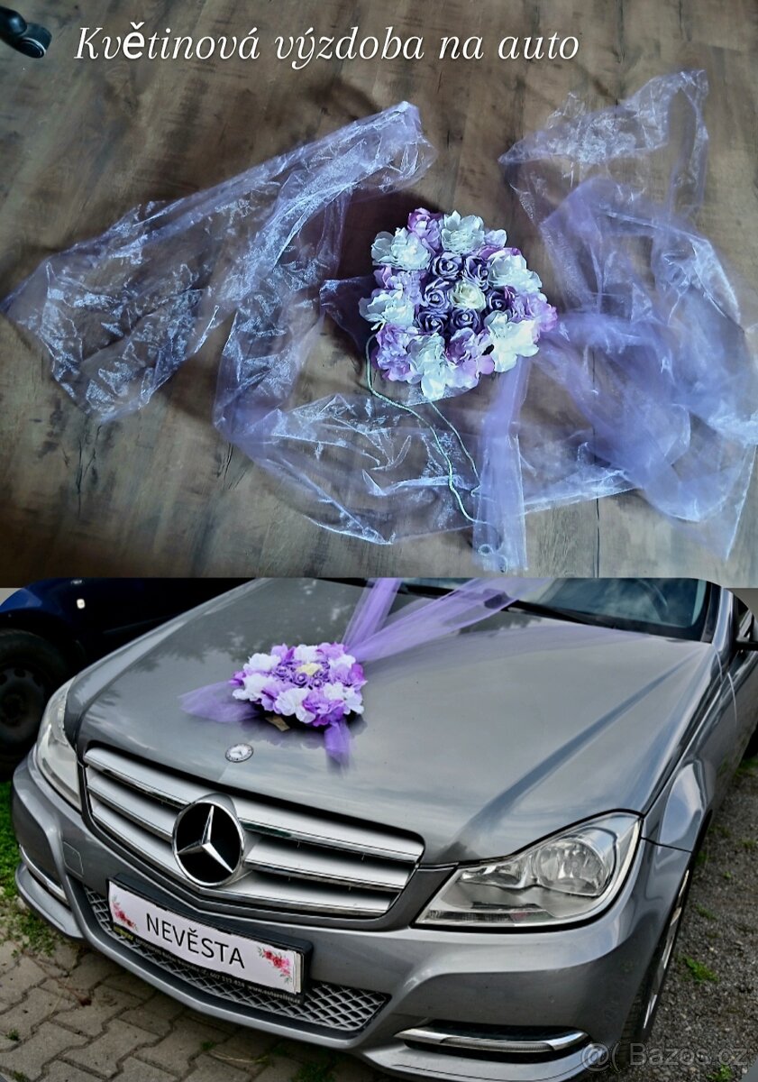 Svatební výzdoba (fialová) - 3