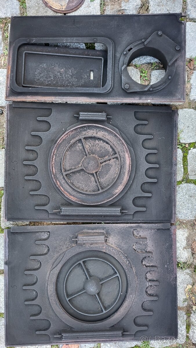 Mora Faforit kamna, sporák, plotny, plát litina - 3