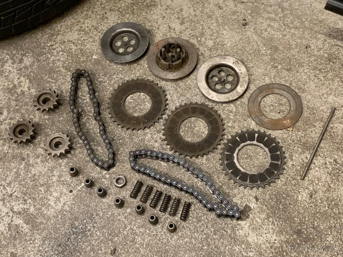 Spojka - Díly spojky Jawa 50 Pionýr - 3