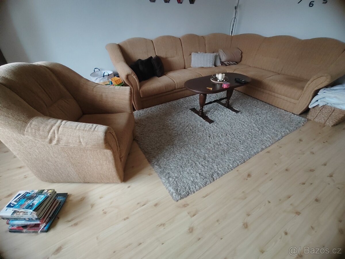 sedací souprava, stůl, křeslo - 3