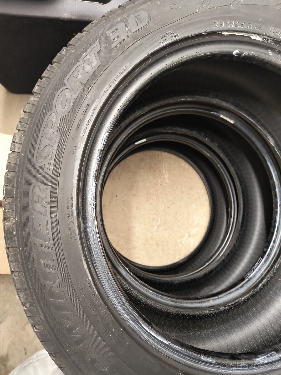 3ks Zimních pneumatik Dunlop 235/55/18 - 3