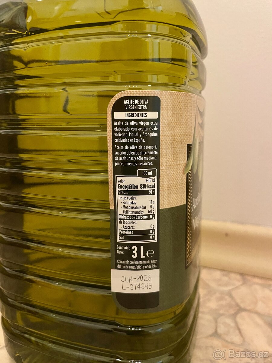 Olivový olej EXTRA VIRGEN - 3L - 3