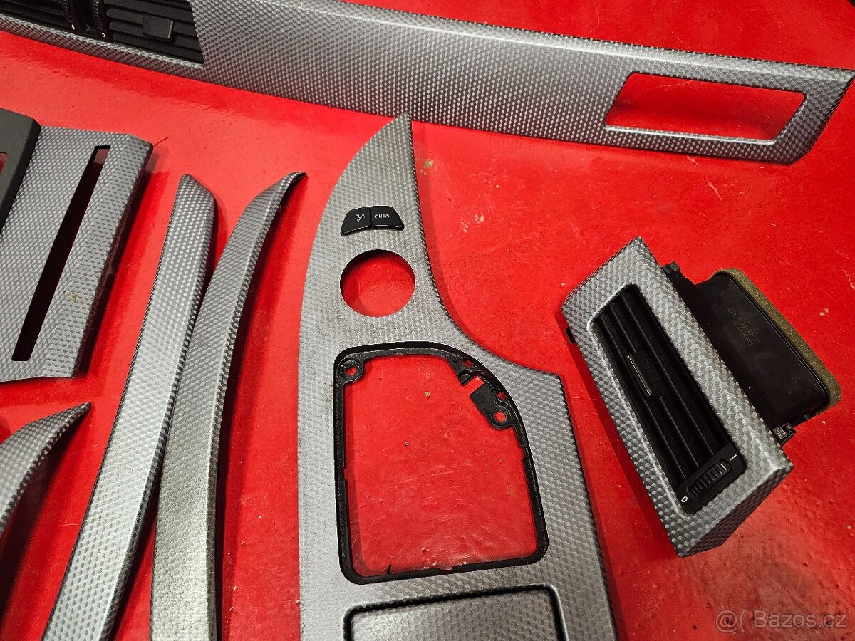 BMW OEM Set Alu Cube Pure dekor interiér - 3