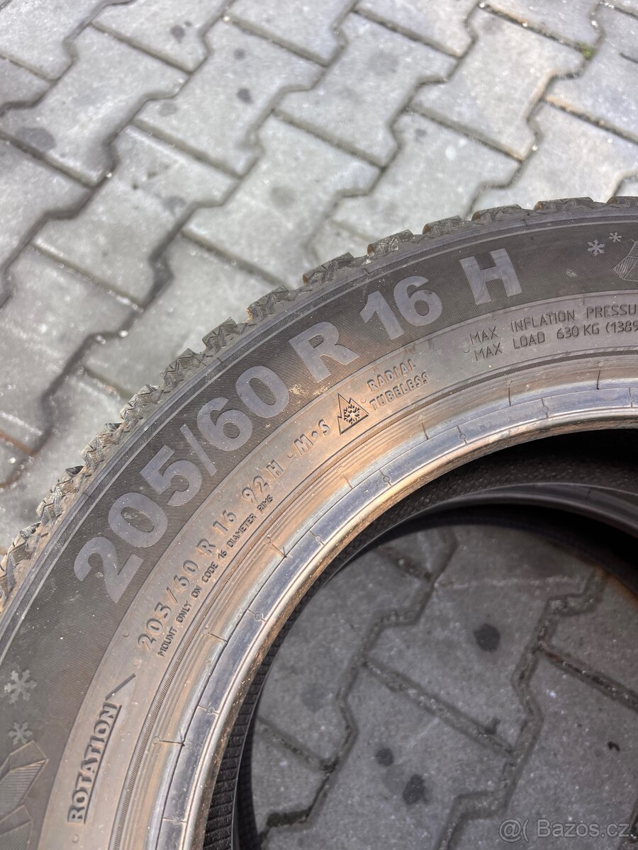 Zimní pneu semperit 205/60/16 - 3