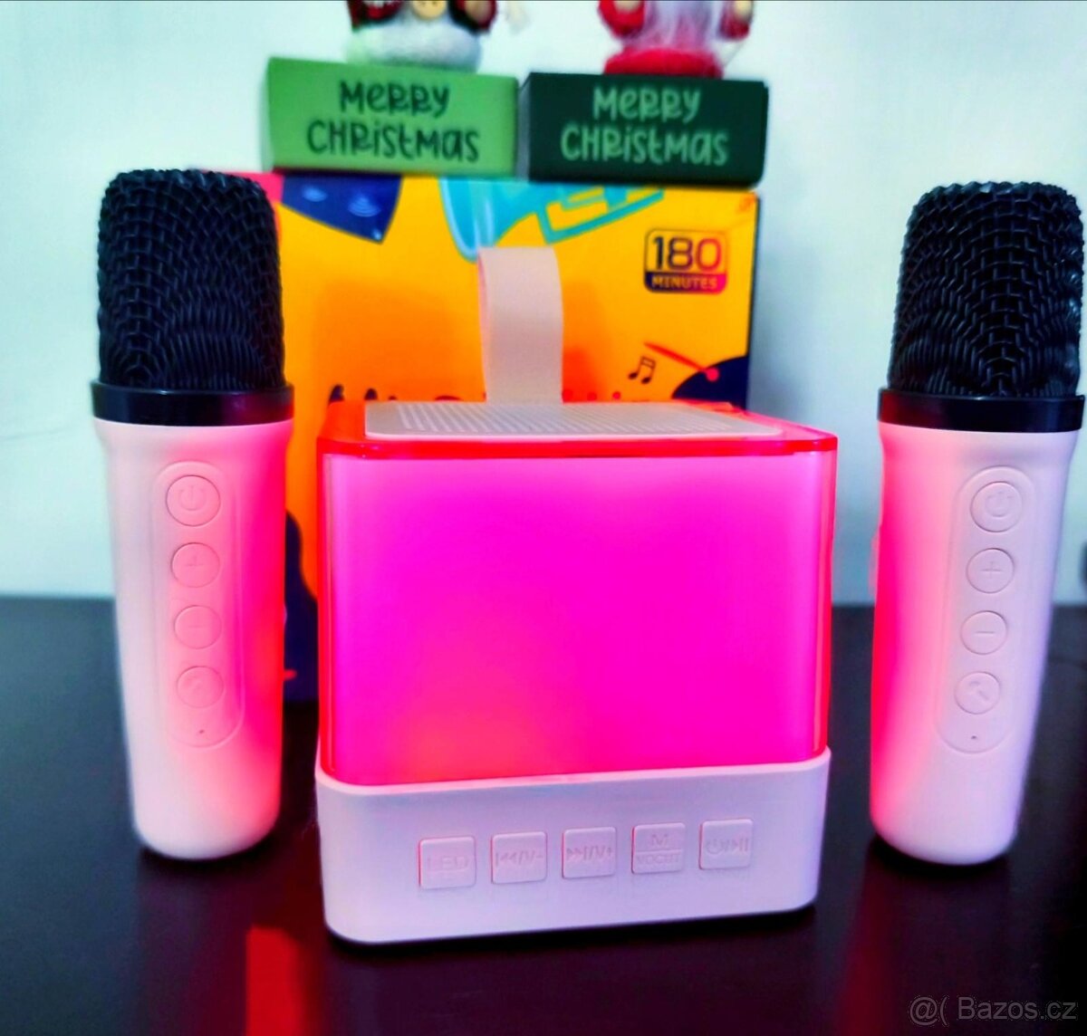 Set bluetooth karaoke s reproduktorem - 3