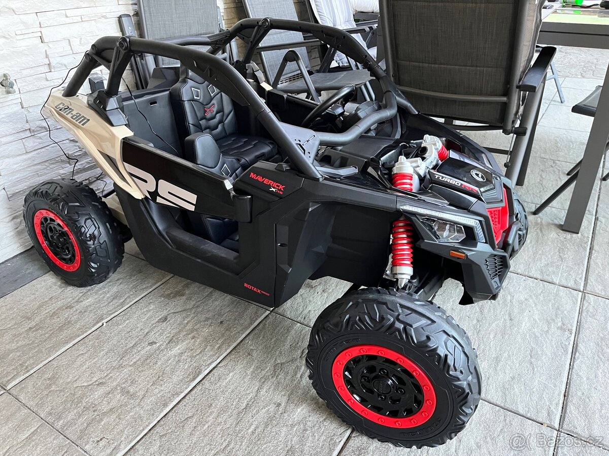 Dětská elektrická Buggy CAN-AM Maverick 800W, 2x24V 7Ah