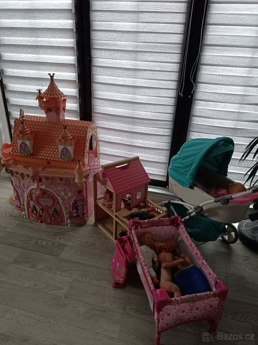 Set pro panenky , baby Born hrad - 3