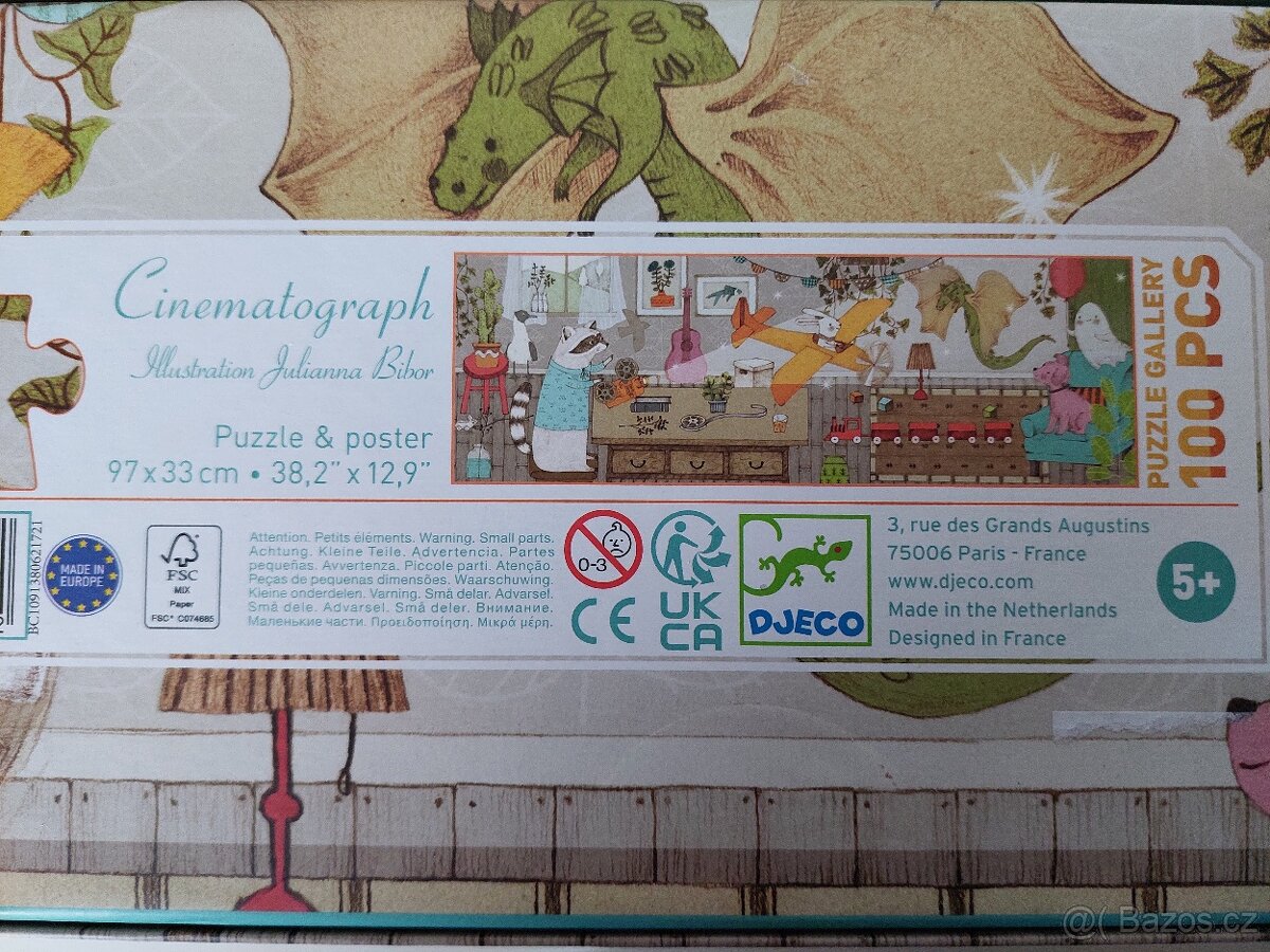 Dětské puzzle Djeco Gallery - Kinematograf - 3