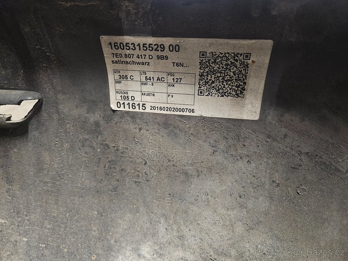 Vw t6 transportér přední nárazník - 3