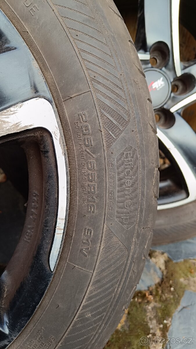 205/55 R16 letní pneu GoodYear + ALU disk - 3