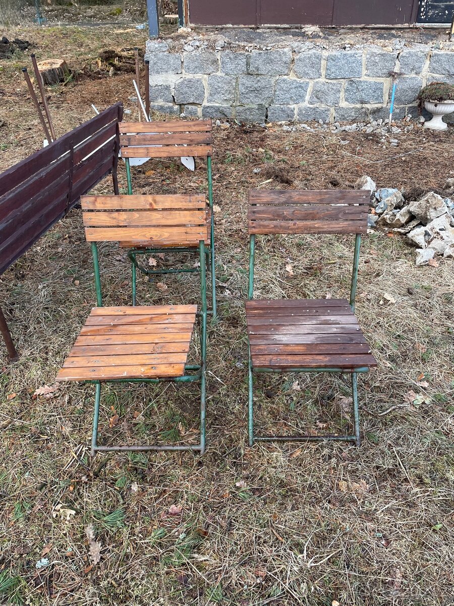 Zahradní skládací židle - 3