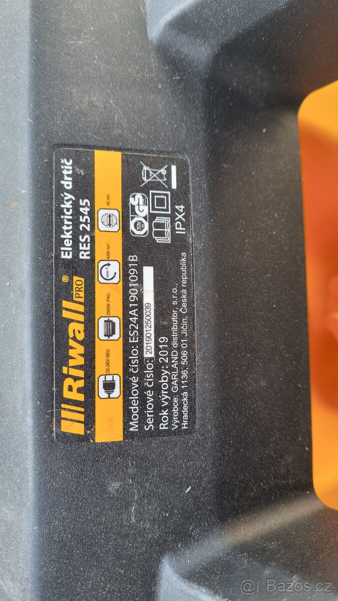 Zahradní štěpkovač - nefuknční na ND - 3