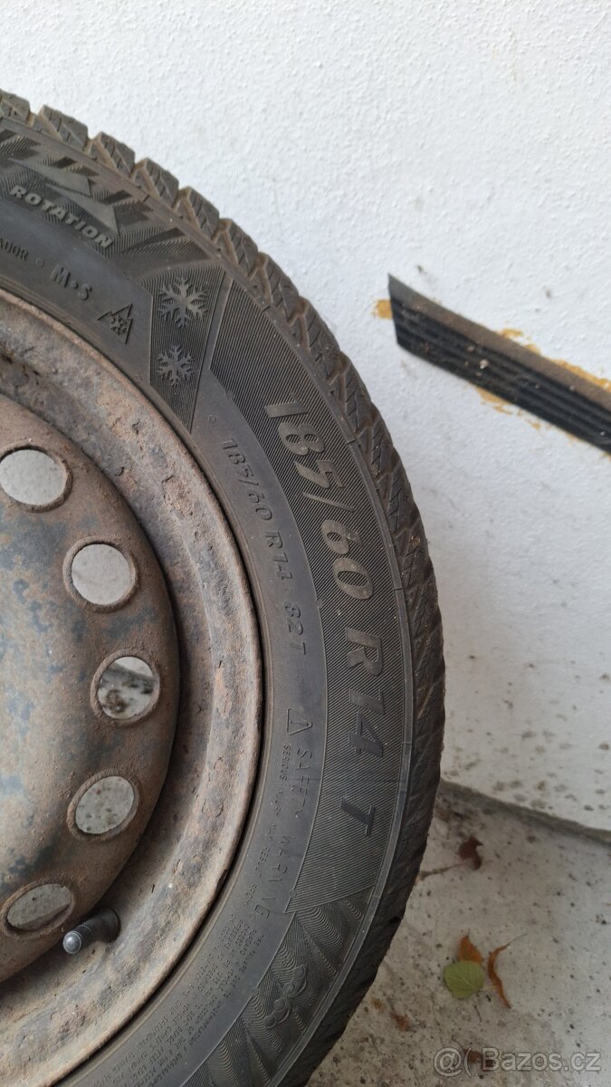 Plechové disky R14, 4x98 - 3