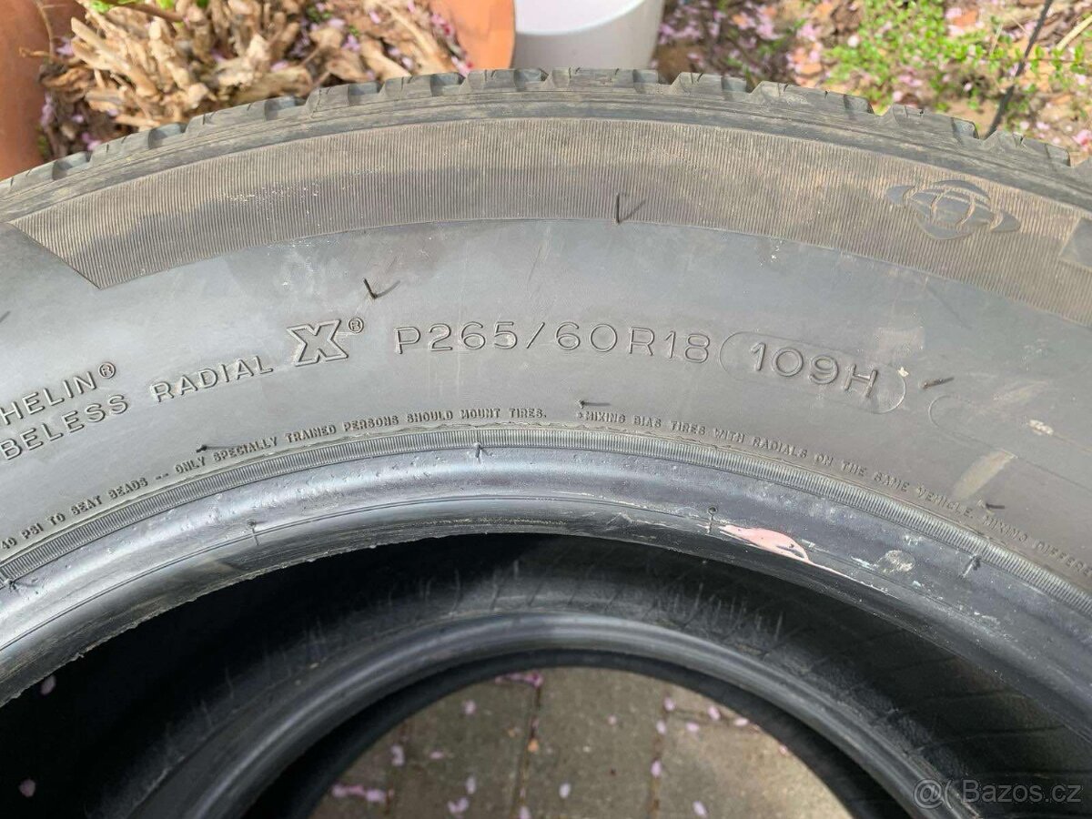 PNEU MICHELIN 265/60/R18 CELOROČNÍ - 3