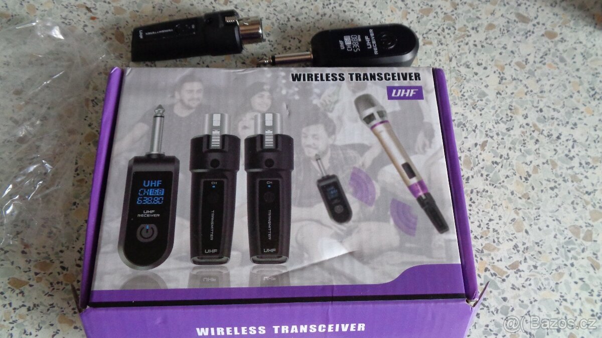Bezdrátový vysílač a přijímač pro mikrofony - 3