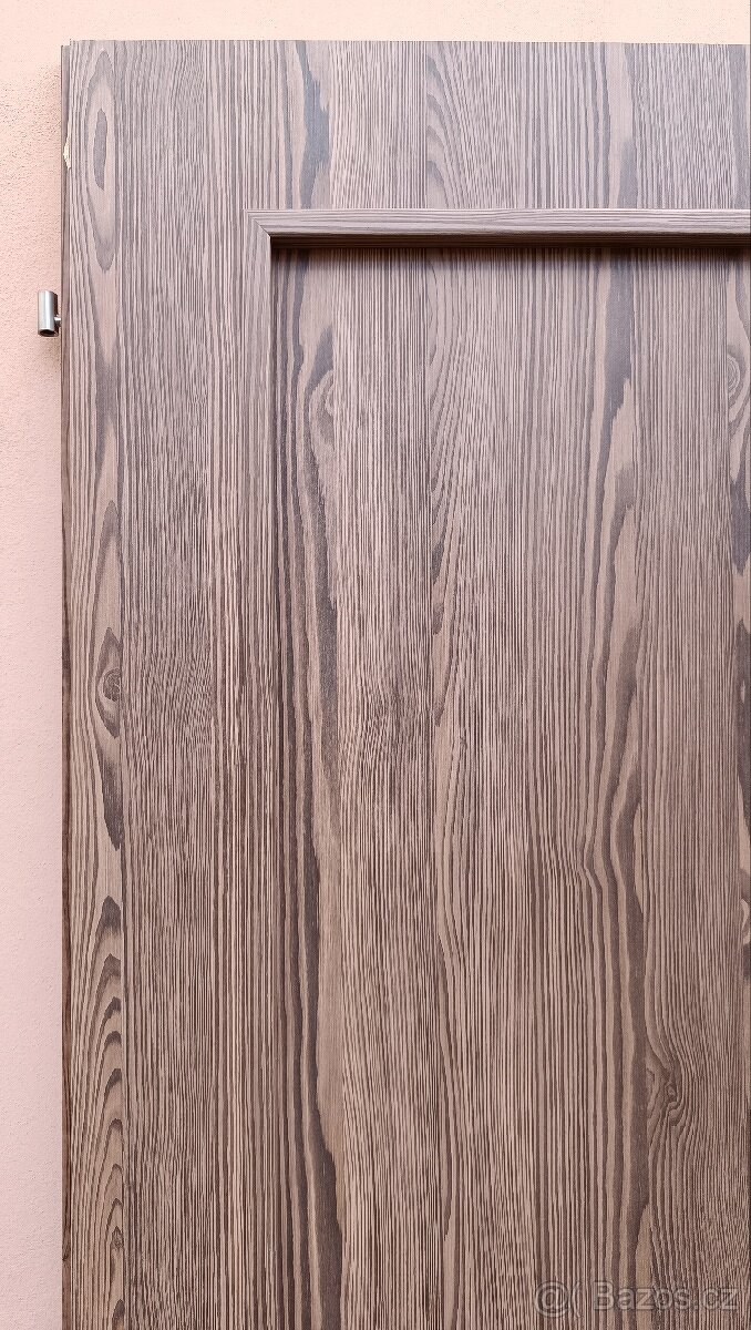 Nové nepoužité dveře - dekor opalované dřevo - 3