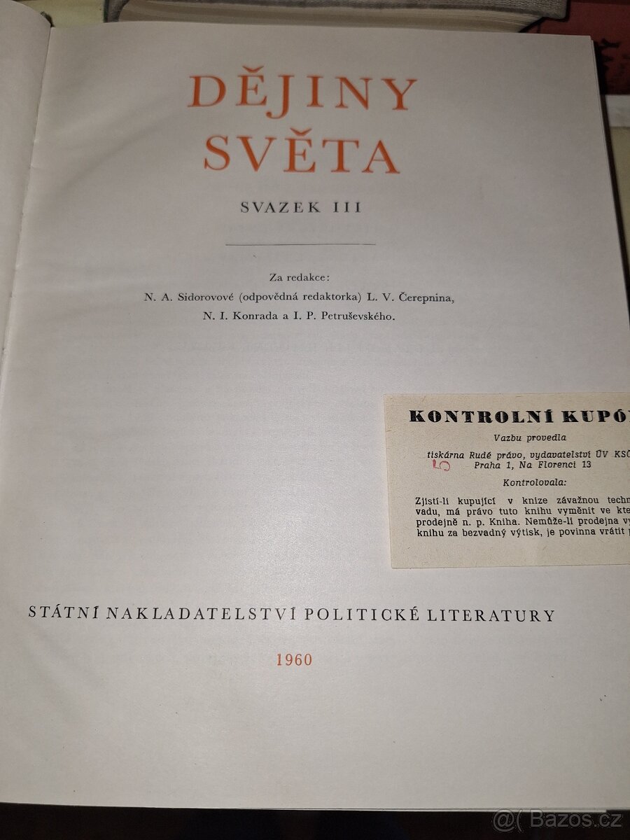 Dějiny světa (vydání z roku 1960) - 3