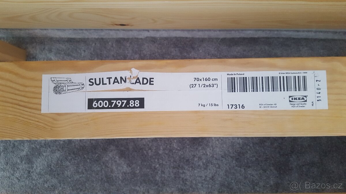 Postel dětská IKEA 160x70 - 3