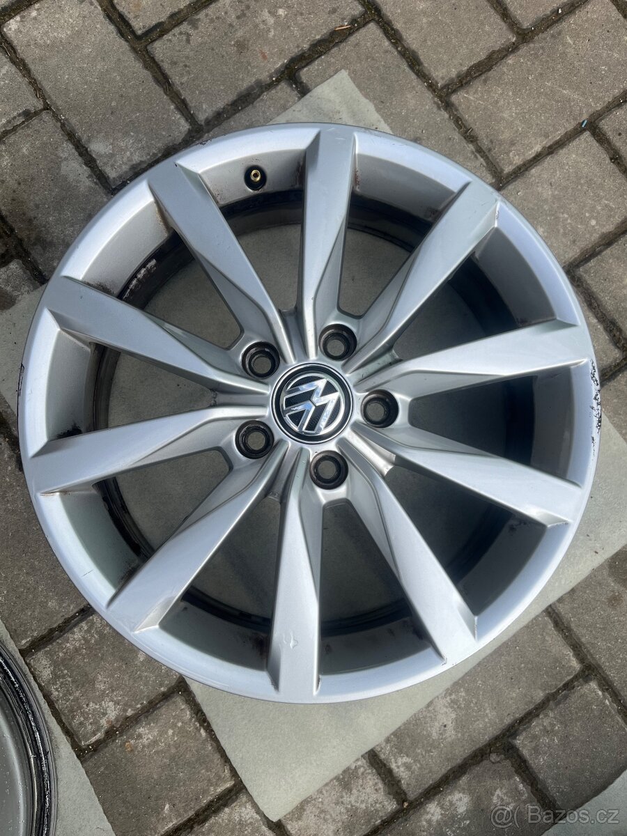 VW alu kola 17” 5×112 – originál, bez pneu - 3