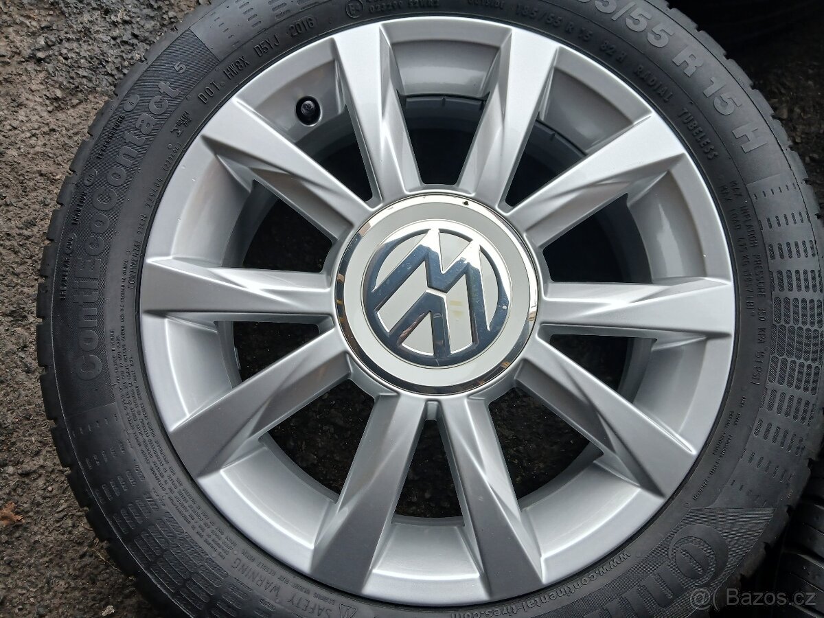 Prodám sadu Orig ALU kol VW 185/55R15 - 3