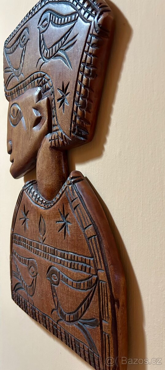 2 africké hlavy na zeď - 3