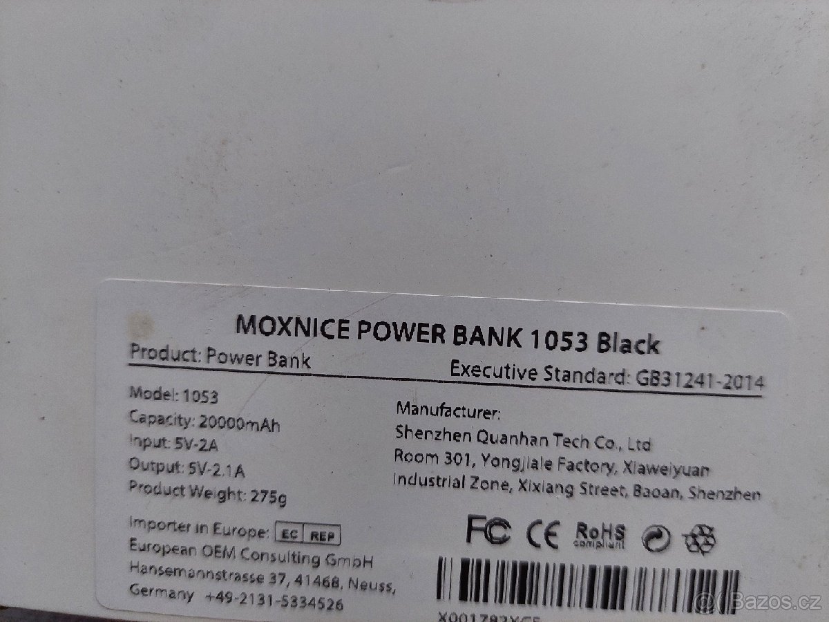 Power banka 20 000mAh 1053 - 3