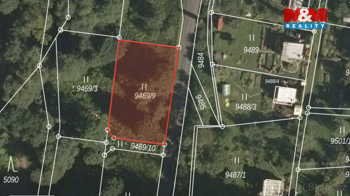 Prodej zahrady, 452 m², Vsetín - 3