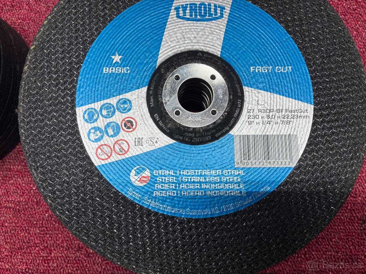 Brusné kotouče Reca a tyrolit - 3