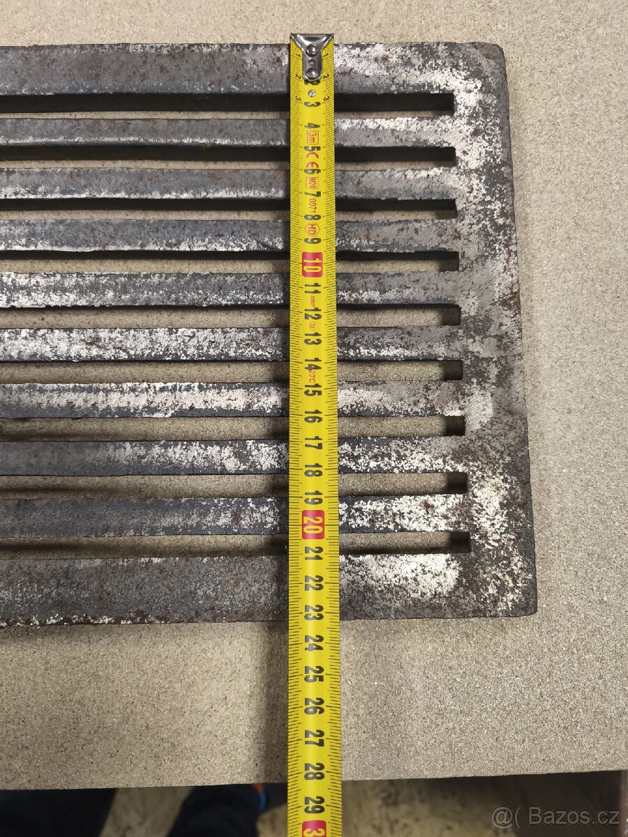 Litinový rošt 31,4x23,6 cm - 3