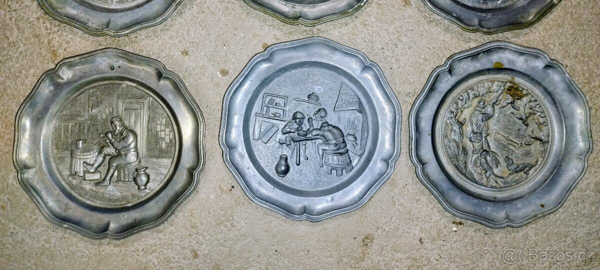 Cínové talíře - 3