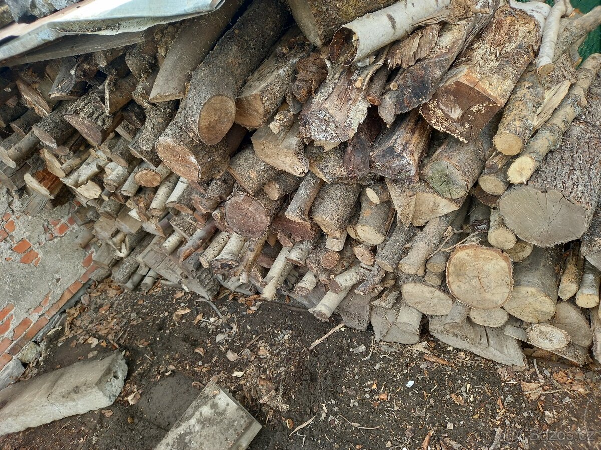 Zbytek palivového dřeva,tvrdé ,suché - 3