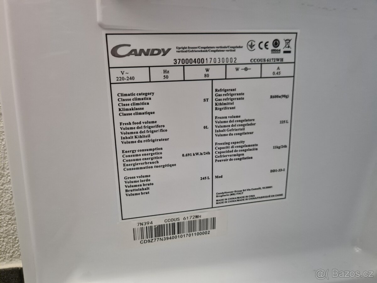 Mrazák Candy 245Ltr - 3