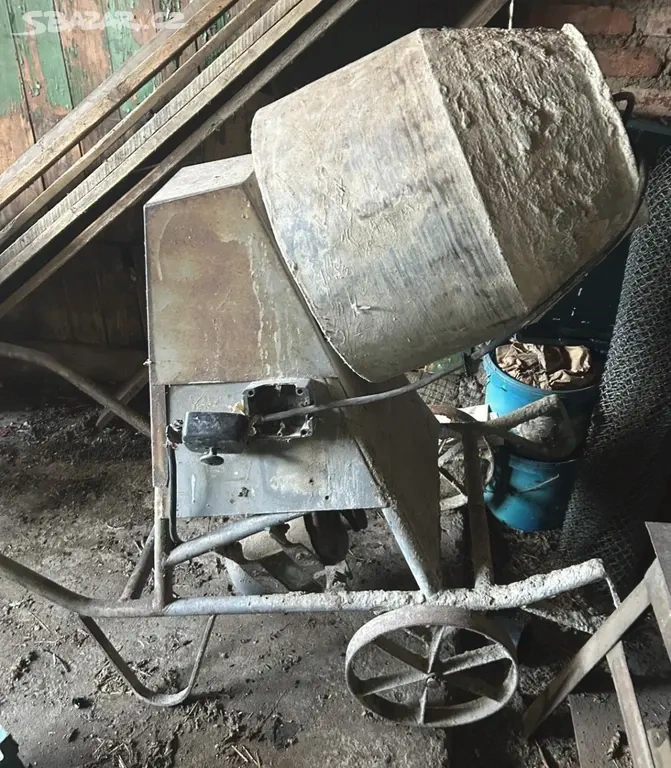 Míchačka na maltu - funkční - 3