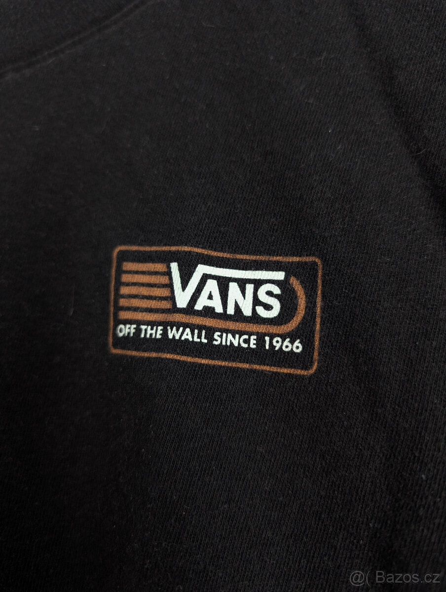 Černé Vans tričko s potiskem vel. M - 3