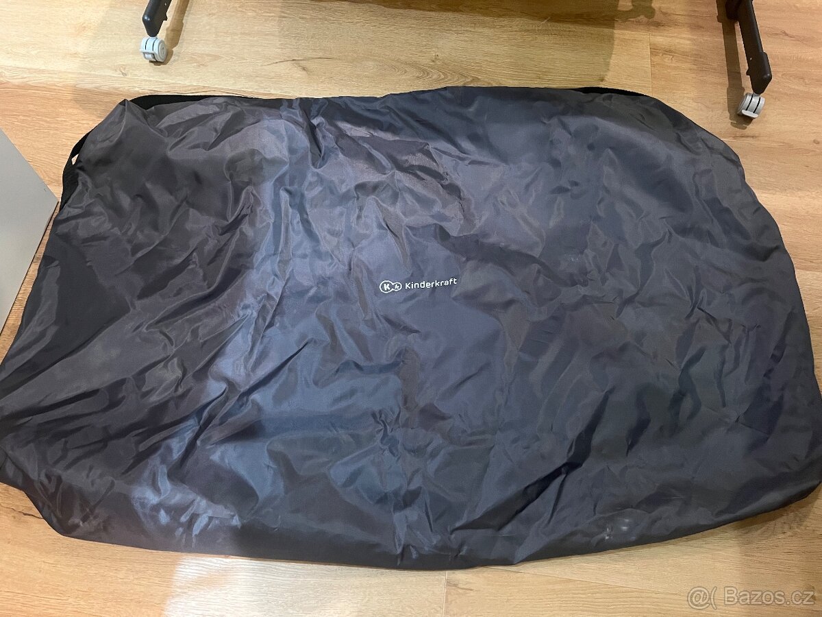 KINDERKRAFT Postýlka dětská polohovatelná Neste grow Grey - 3