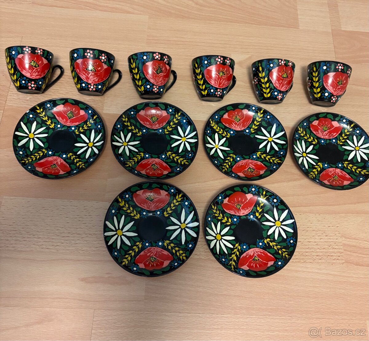 Kávové hrníčky ručně malované - 3