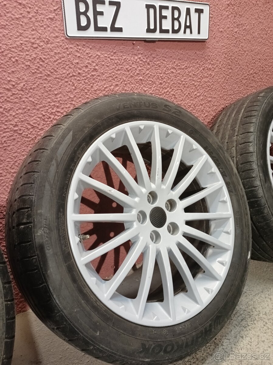 Alu Toora 17" 5x98 Alfa romeo šedá lesklá 215/50 - 3
