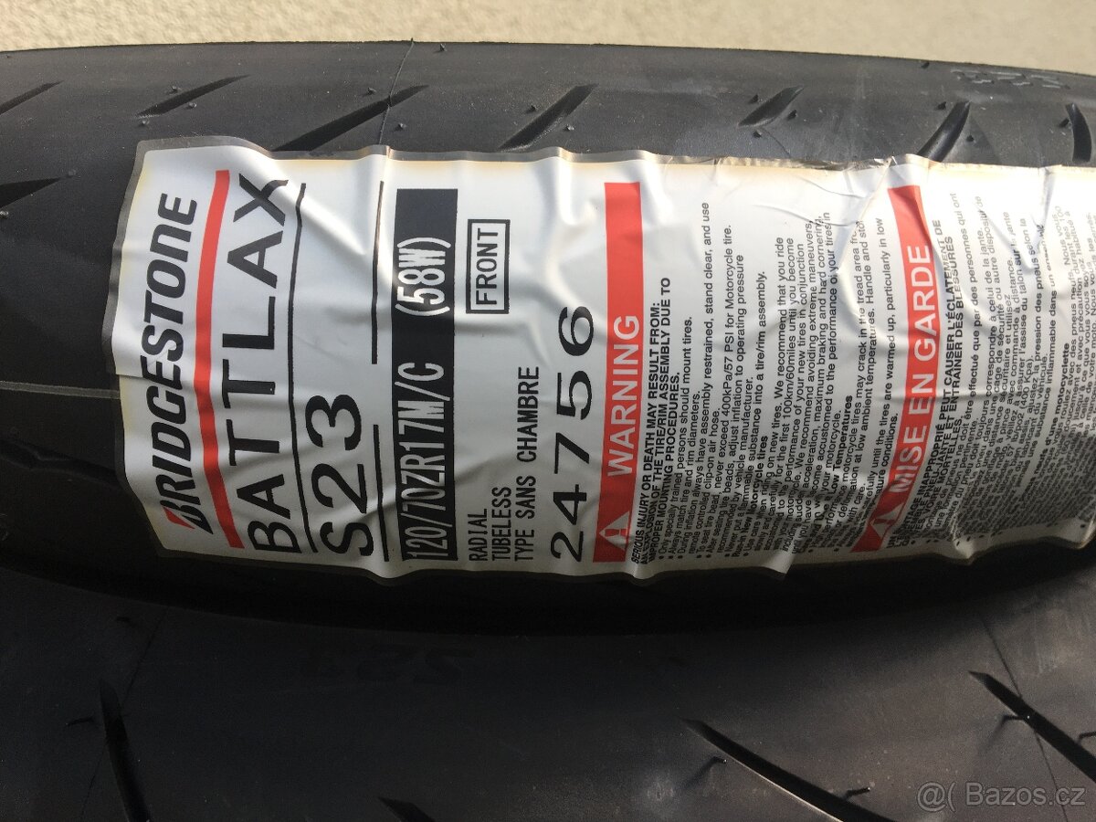 Bridgestone Battlax S23 180/55ZR 17 a 120/70ZR 17 - 3