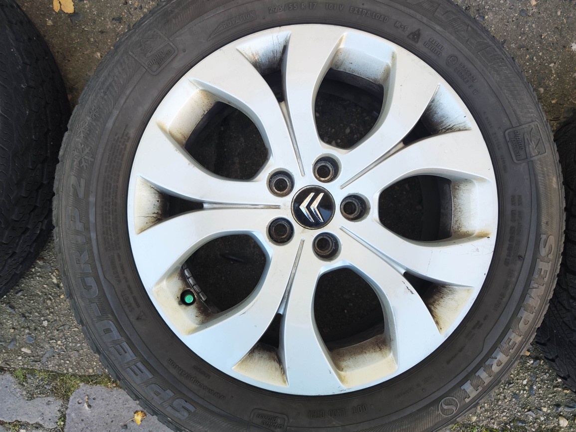 17"zimní alu sada 5x108 origo Citroen C5 mk2 mk3 225/55 - 3