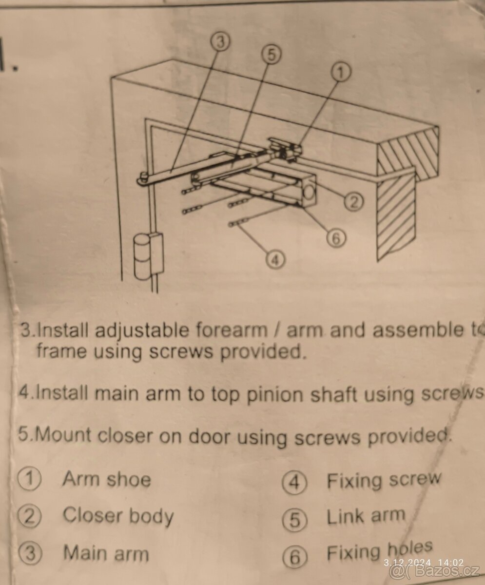 Brano zavírání dveří - 3