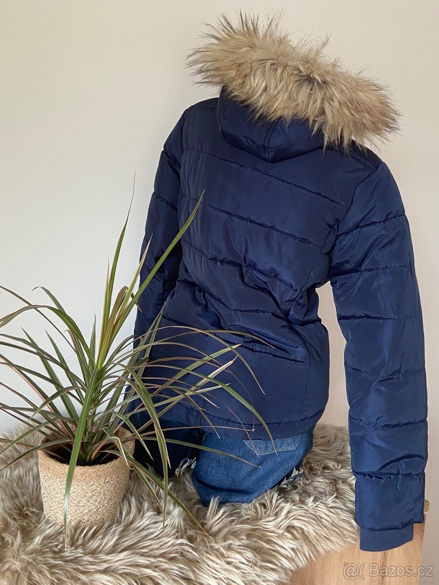 Dámská prošívaná zimní bunda Blue Motion M/L - 3
