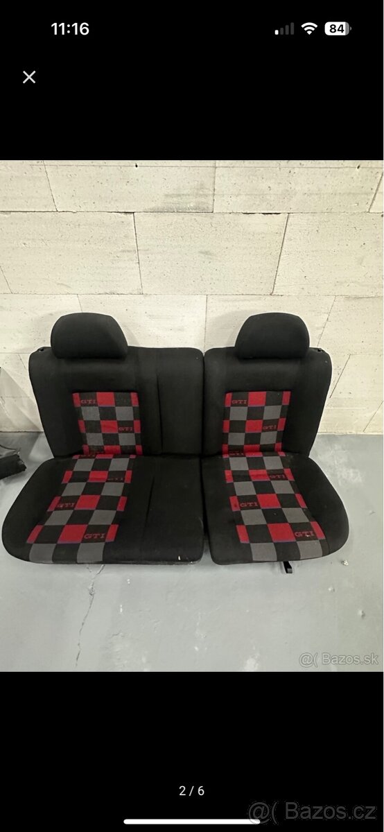 Predám interiér do golf mk3 3dver gti jubi - 3