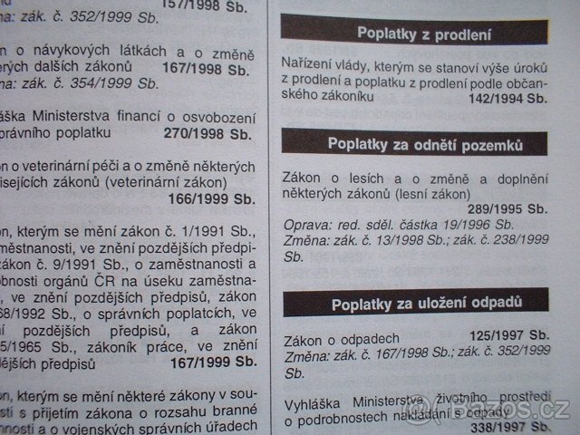 Právní předpisy ČR přehled a členění zákonů výklad znění - 3