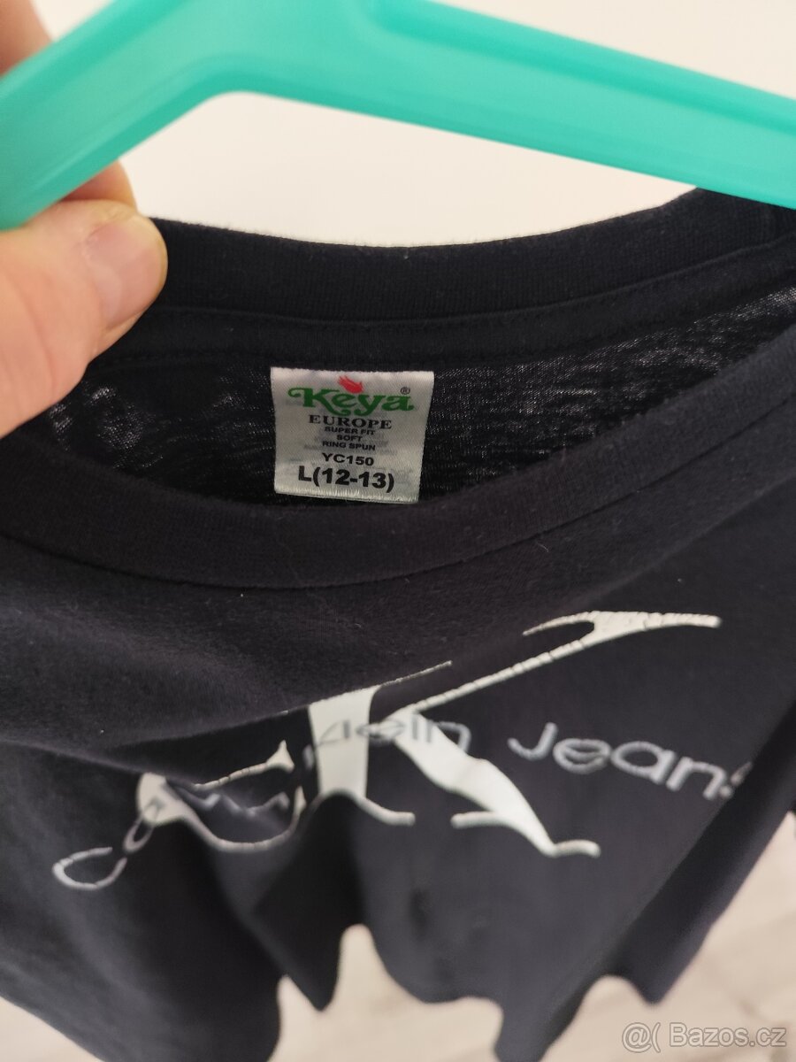 Dětské triko CK černé - 3